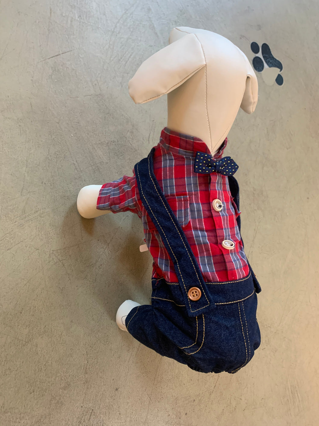 Jumpsuit  Red Chess