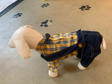 Load image into Gallery viewer, Jumpsuit Yellow Chess
